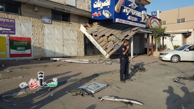  كفر قاسم : حادث طريق خطير قرب النصب التذكاري واصابة ثلاثة اشخاص بين المتوسطة والطفيفة 